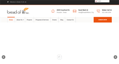 Desktop Screenshot of breadoflifeinc.org